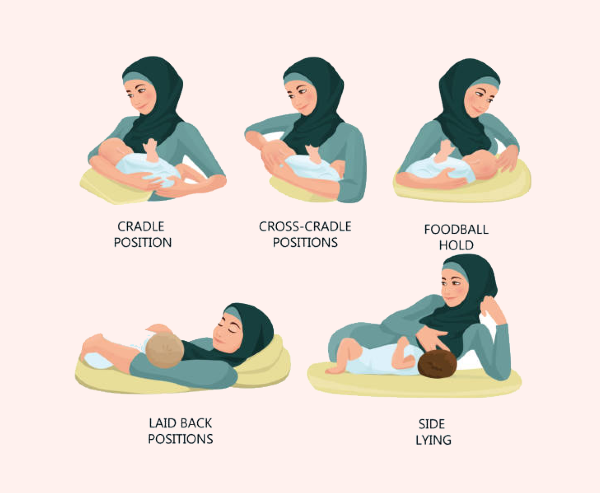 Different Breastfeeding Positions Breastfeeding Educational Resource 2864